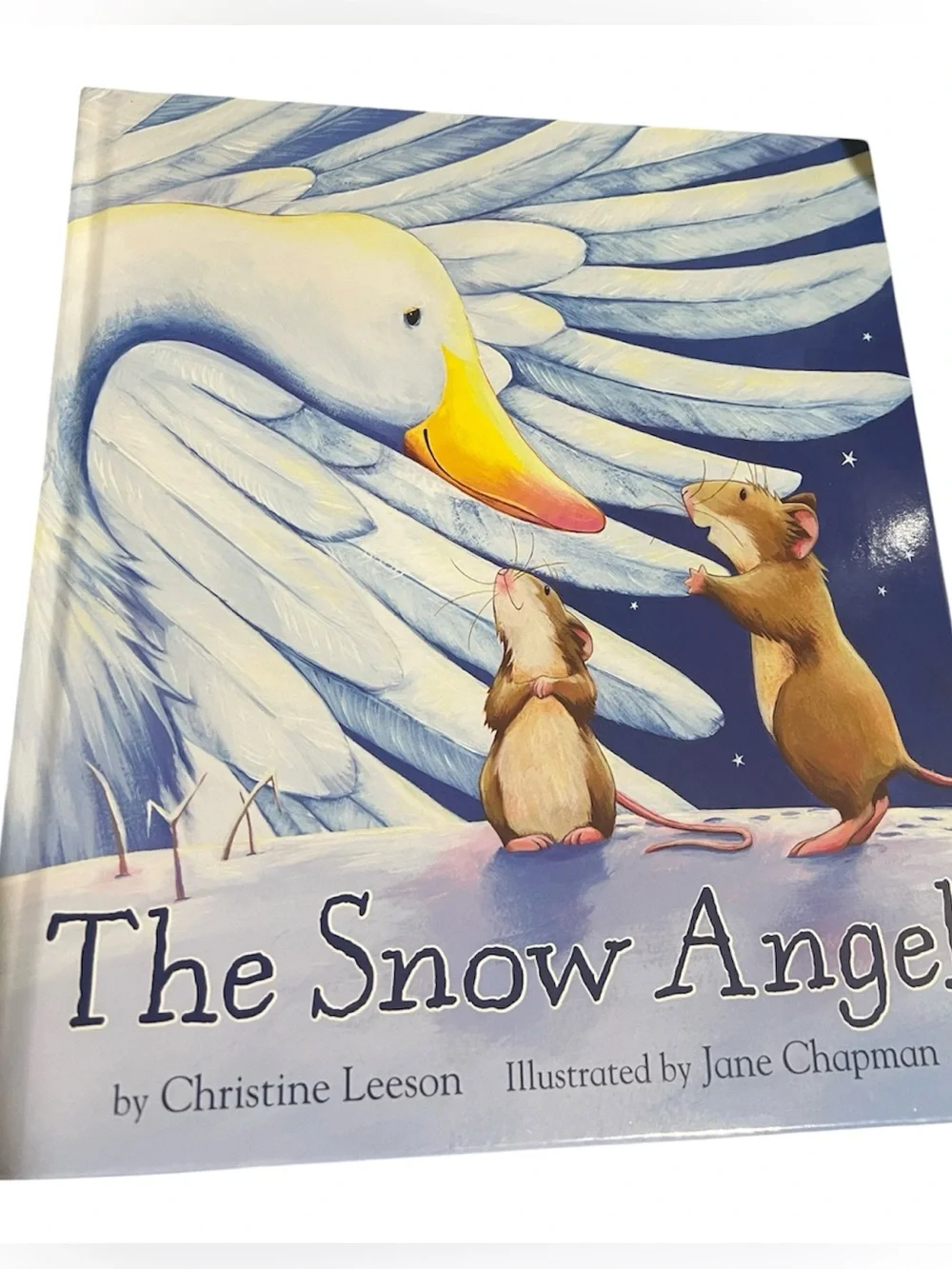 Hardcovers Christmas Time Holiday Book Set - White & Blue Like New